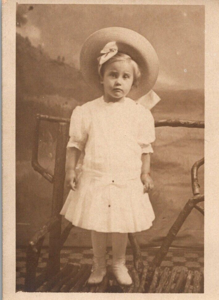 EDITH MIRA BROWN DALEY RPPC Postcard Young Girl Denver Colorado 1907 RZ