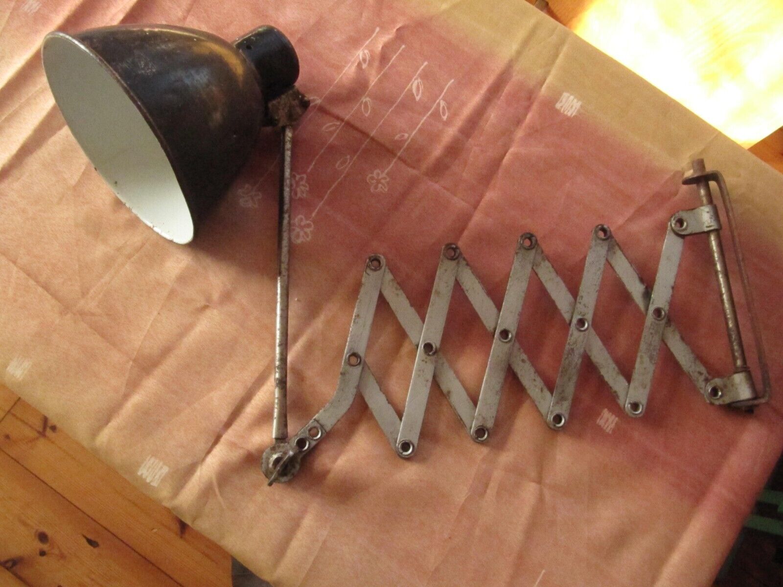 Vintage  industrial lamp scissors.   for Restoration