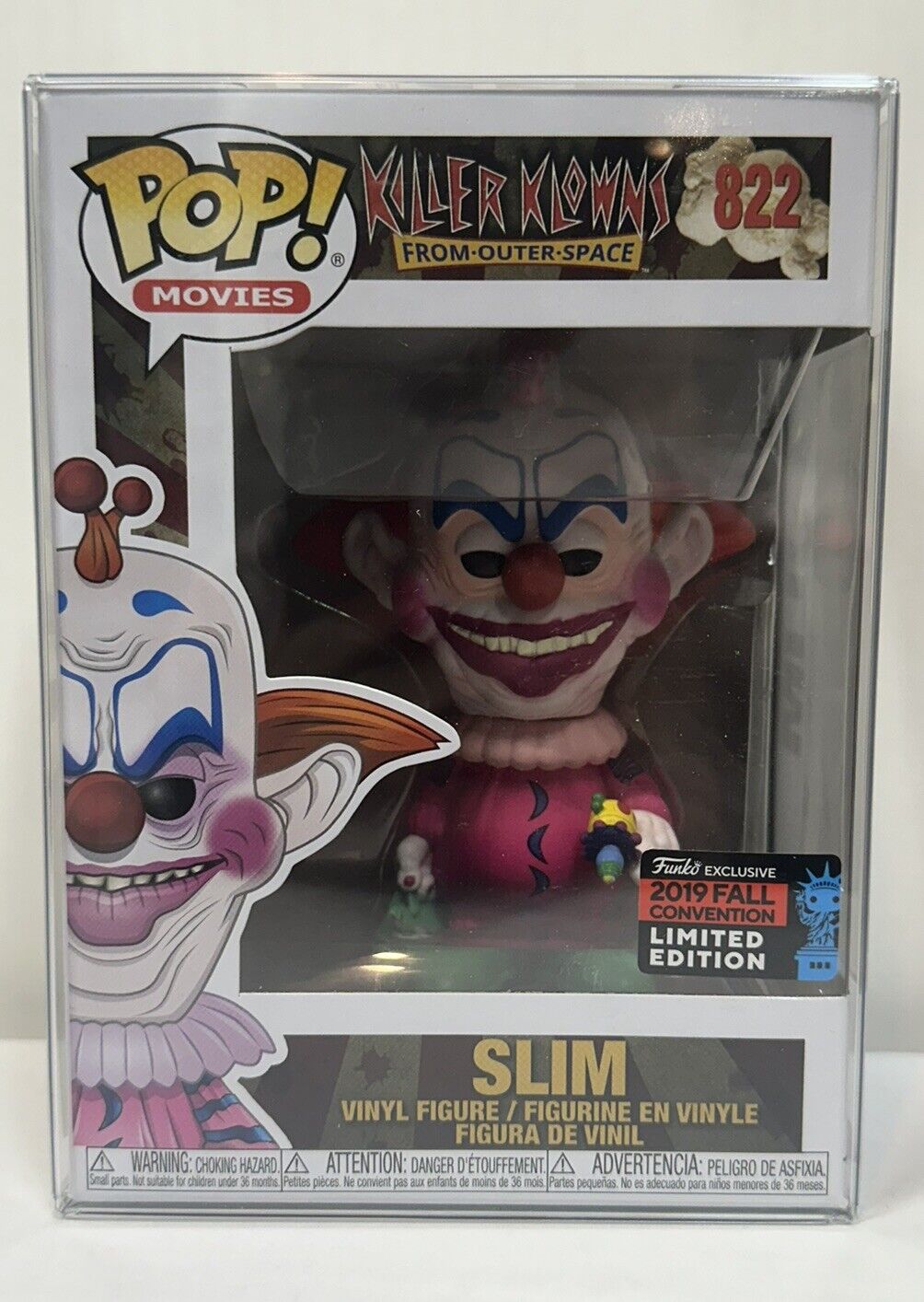 Funko Pop Movies: Killer Klowns From Outer Space -Slim 822  (2019 Fall Con)