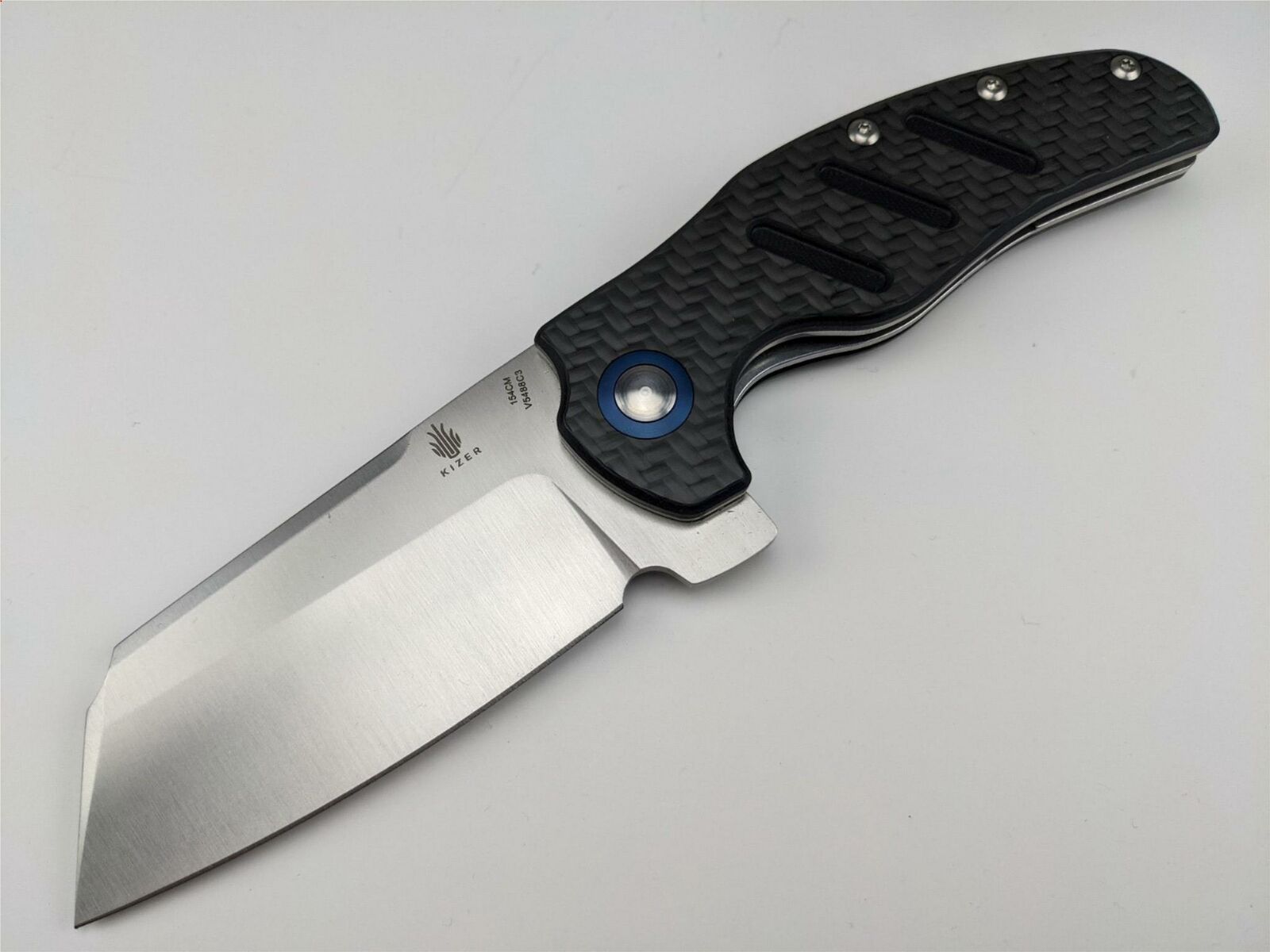 Kizer Sheepdog XL C01C Knife - V5488C3 154CM Blade Steel - Carbon Fiber Handle