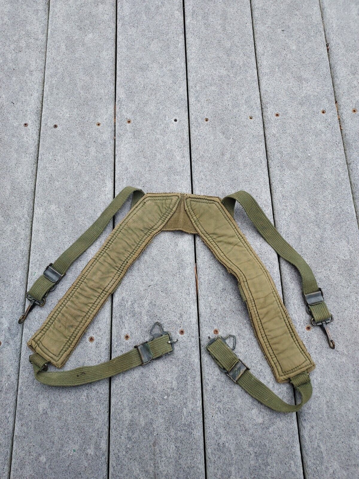 Vietnam War US Army USGI M56 M1956 Suspenders H Harness Size R