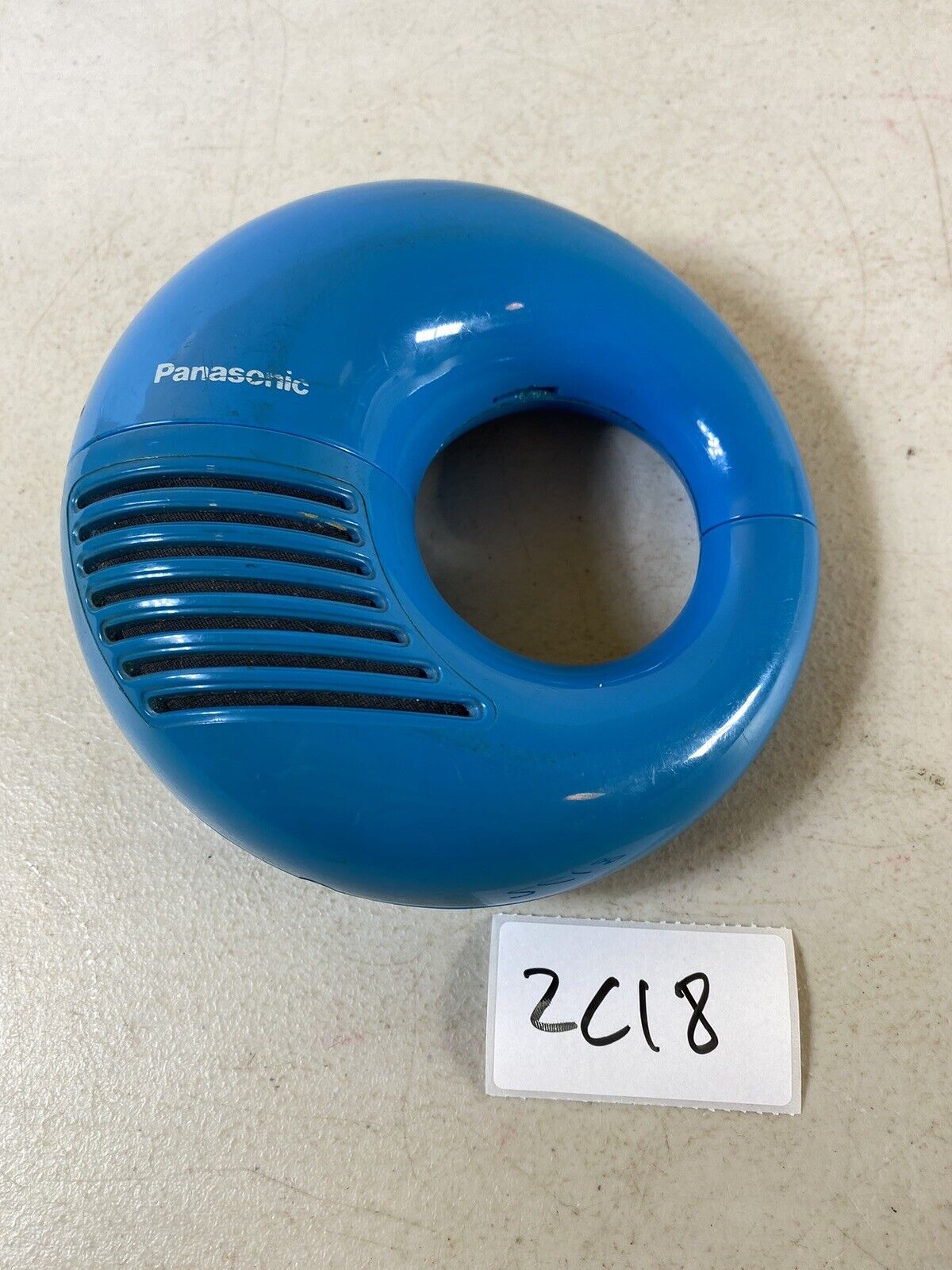Panasonic Toot-a-Loop Radio R-72 AM Transistor Vintage Blue working 2C18