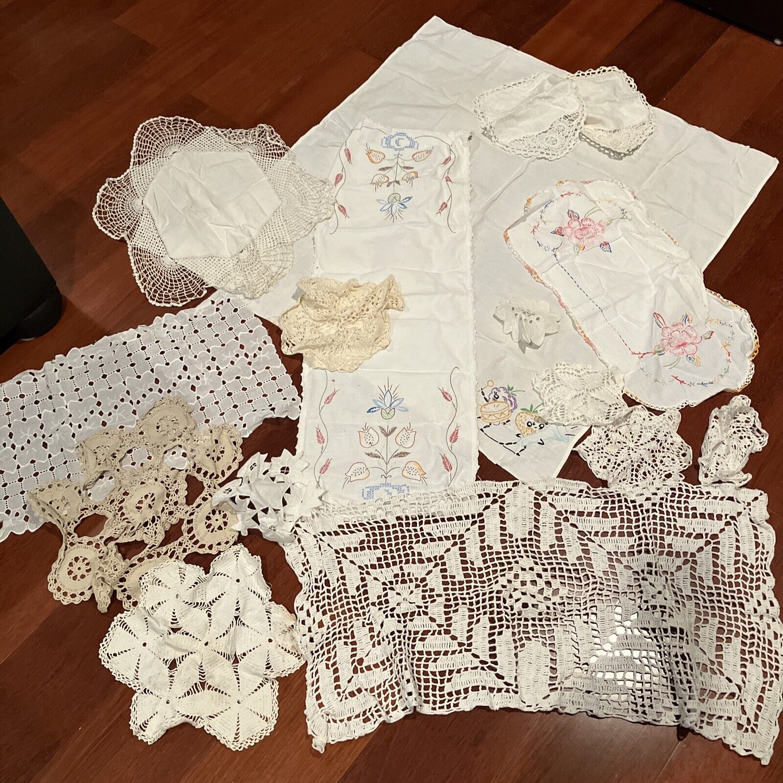 Antique Linens  Embroider & Crochet