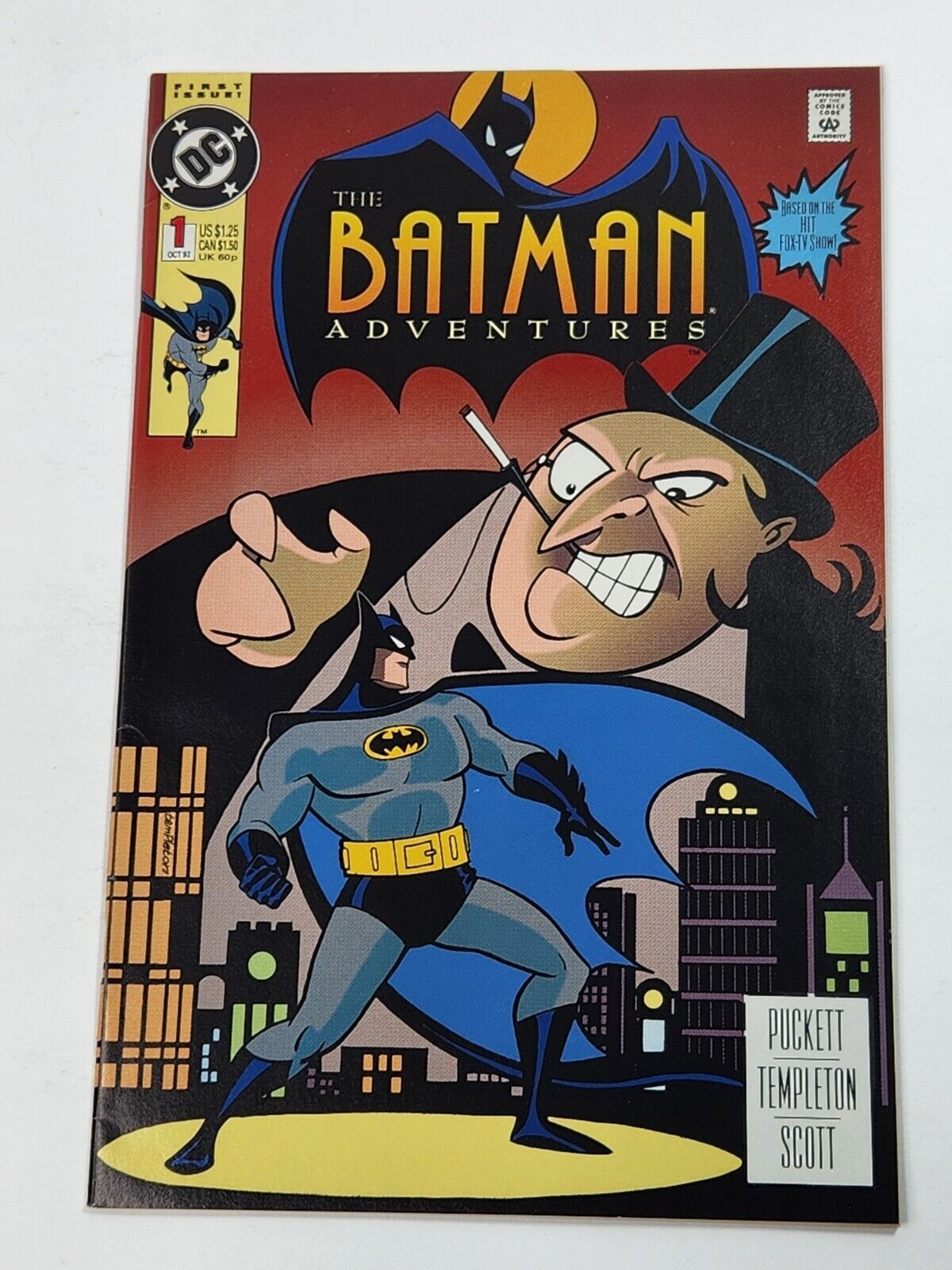 Batman Adventures 1 DIRECT 1st Comic Based on Animated Series 1992