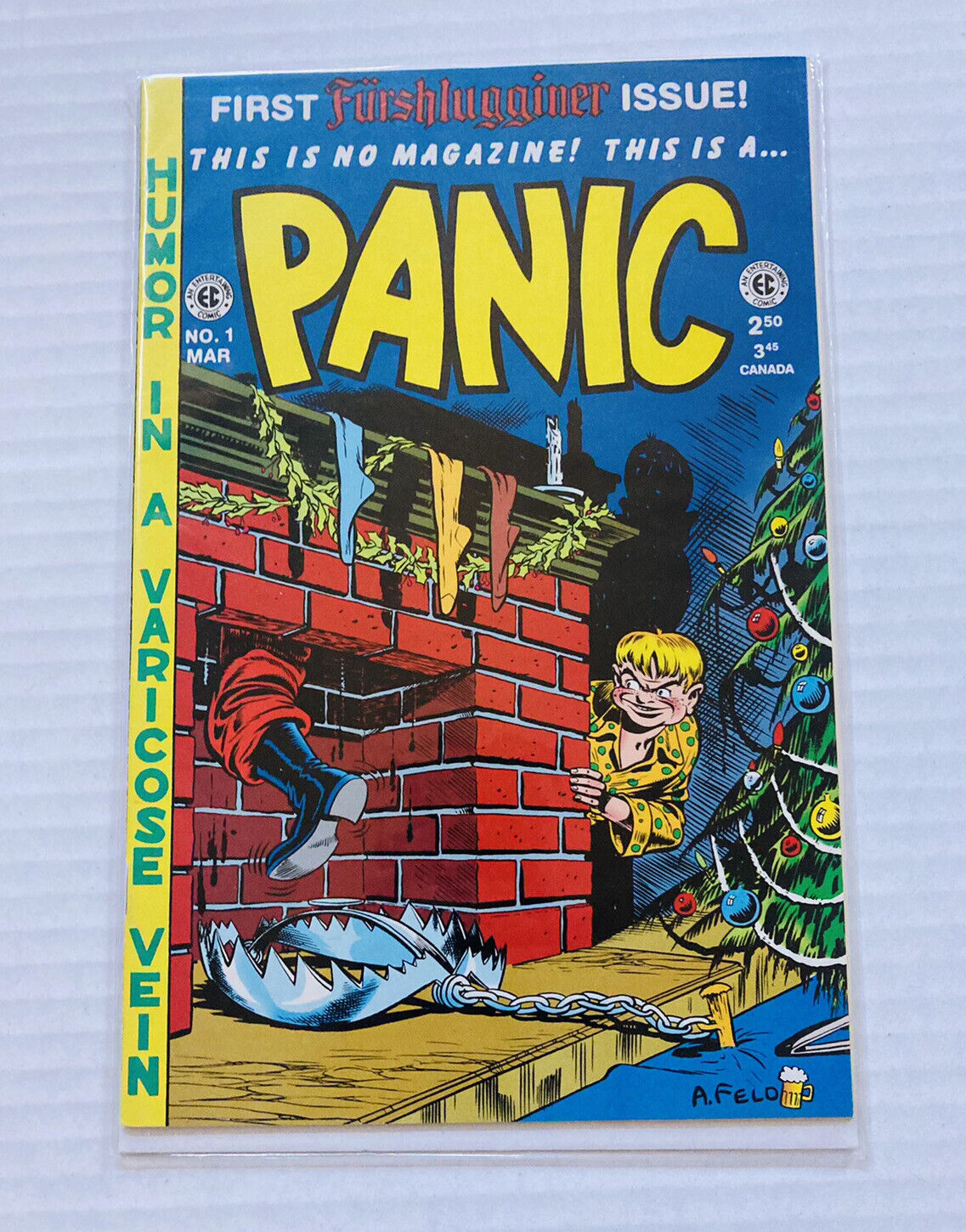 PANIC Comic Book Issue No. 1 Repaint Rare Very Good 2B