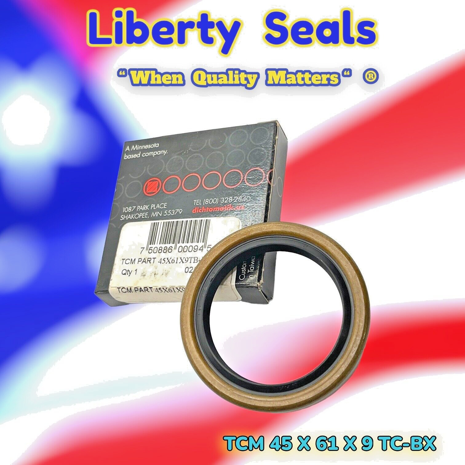 TCM 45X61X9TB-BX   Rotary Shaft Seal | WBS BOXED REPLACEMENT BY LIBERTY SEALS