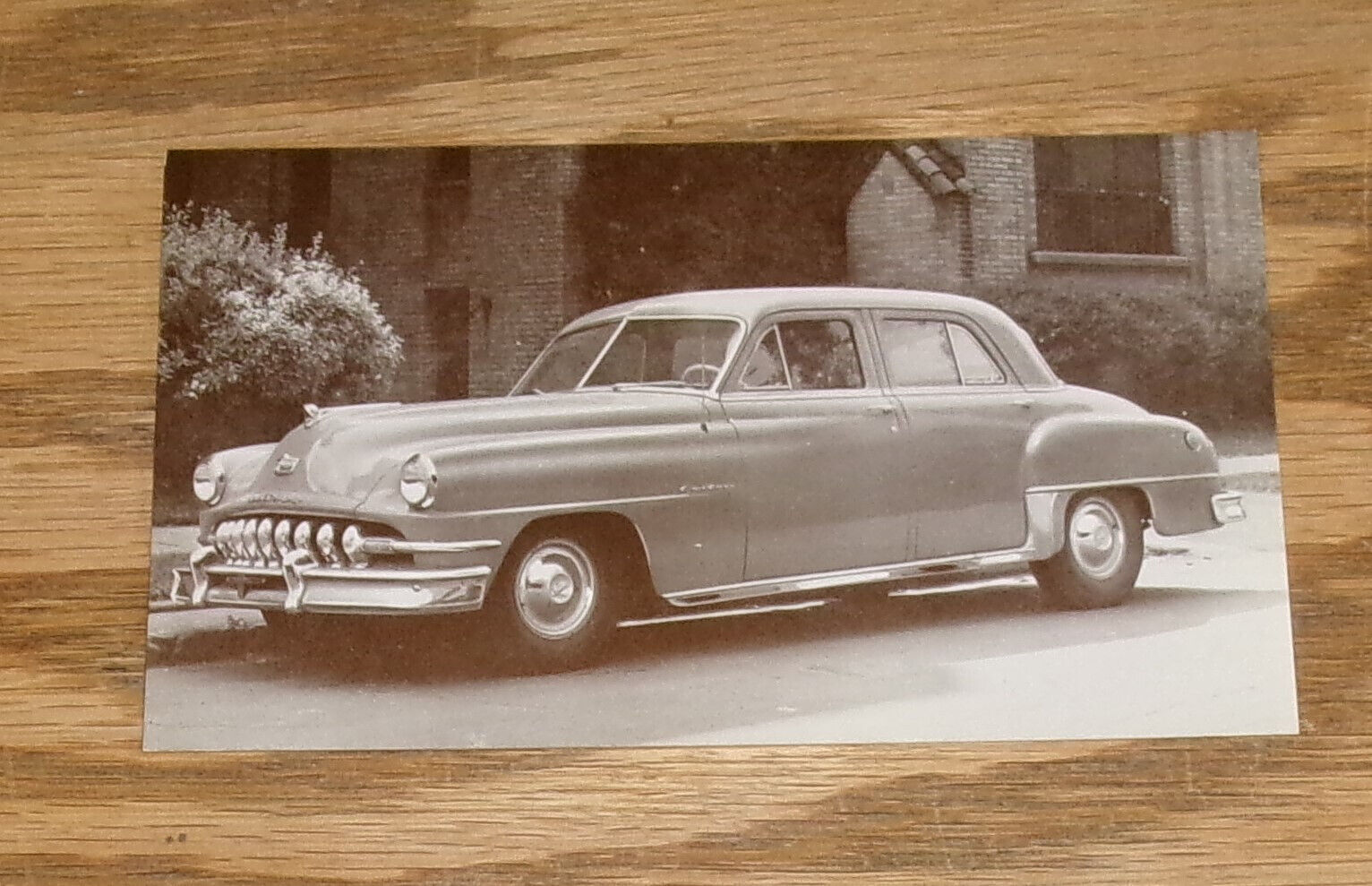 Original 1951 DeSoto Custom 4-Door Sedan Postcard 51