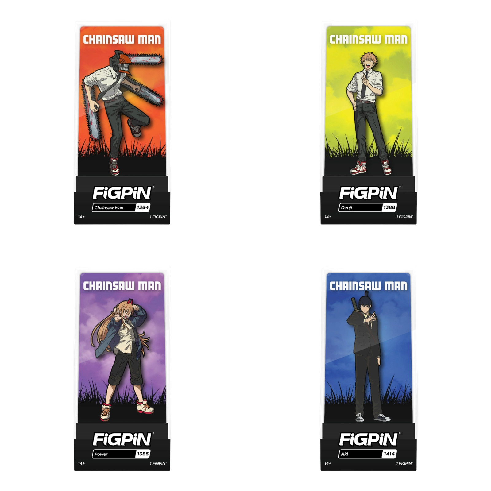 FiGPiN Classic: Chainsaw Man -Set of 4