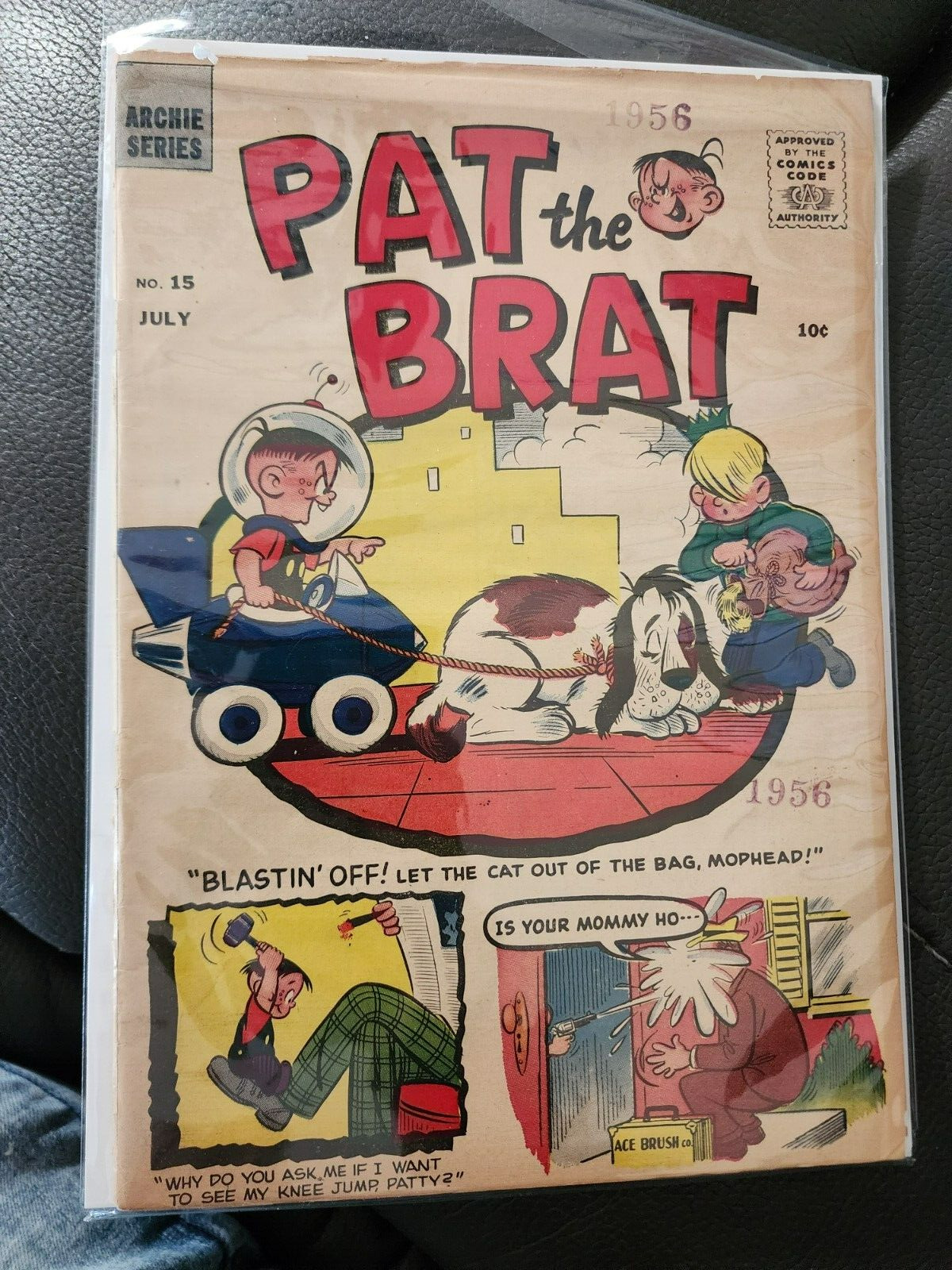 Vintage Comic Book Pat The Brat Archie Series  #15 VG
