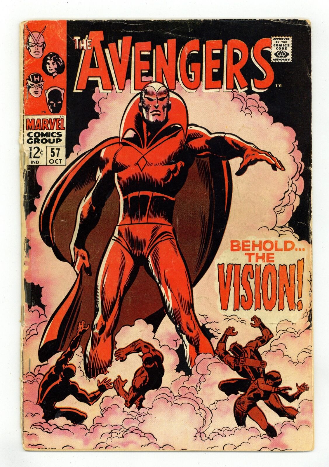 Avengers #57 FR/GD 1.5 1968 1st SA app. Vision