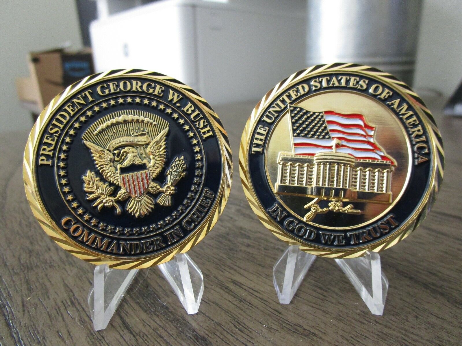 43rd President George W Bush Commander in Chief POTUS Challenge Coin