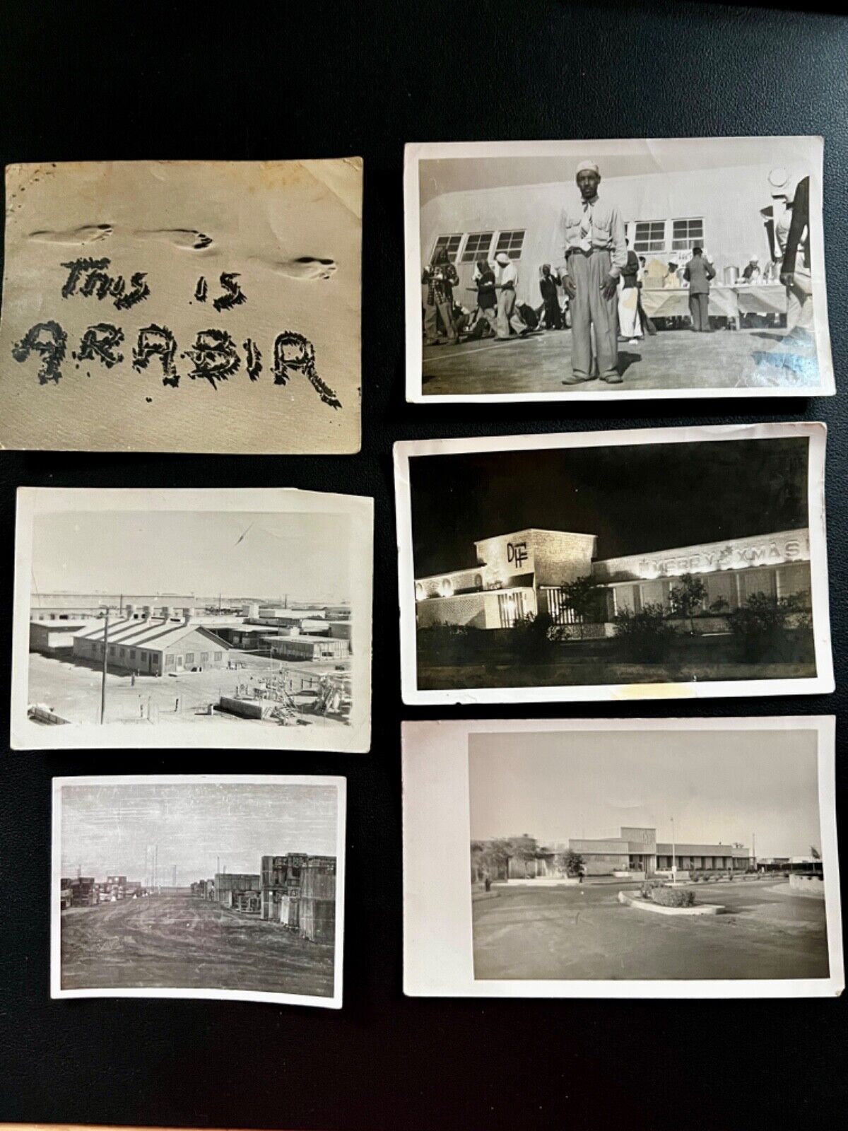 Rare assortment of six 1950s Photos Aramco/Saudi Arabia