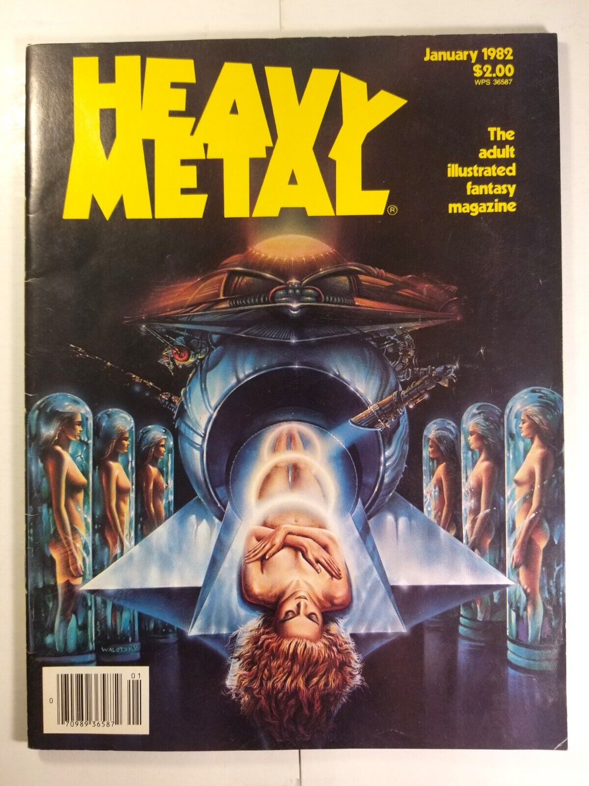 Heavy Metal V5 #10 Jan. 1982 Adult Illustrated Fantasy Magazine F 6.0 Steranko-a