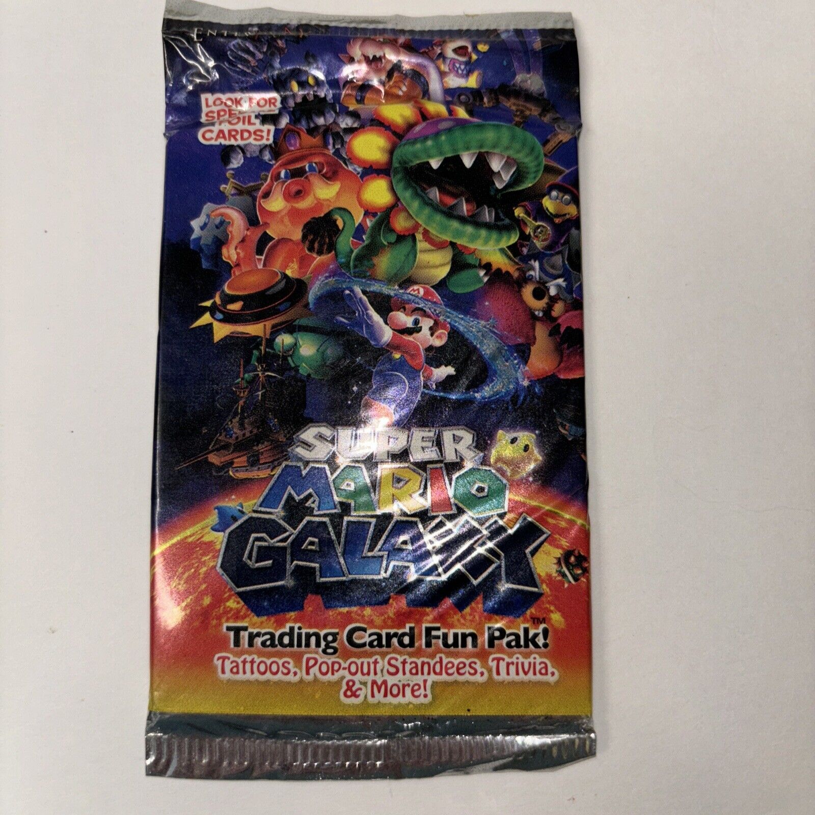 Super Mario Galaxy Sealed Trading Card Pack  Limited Edition Cards 2008 FREESHIP