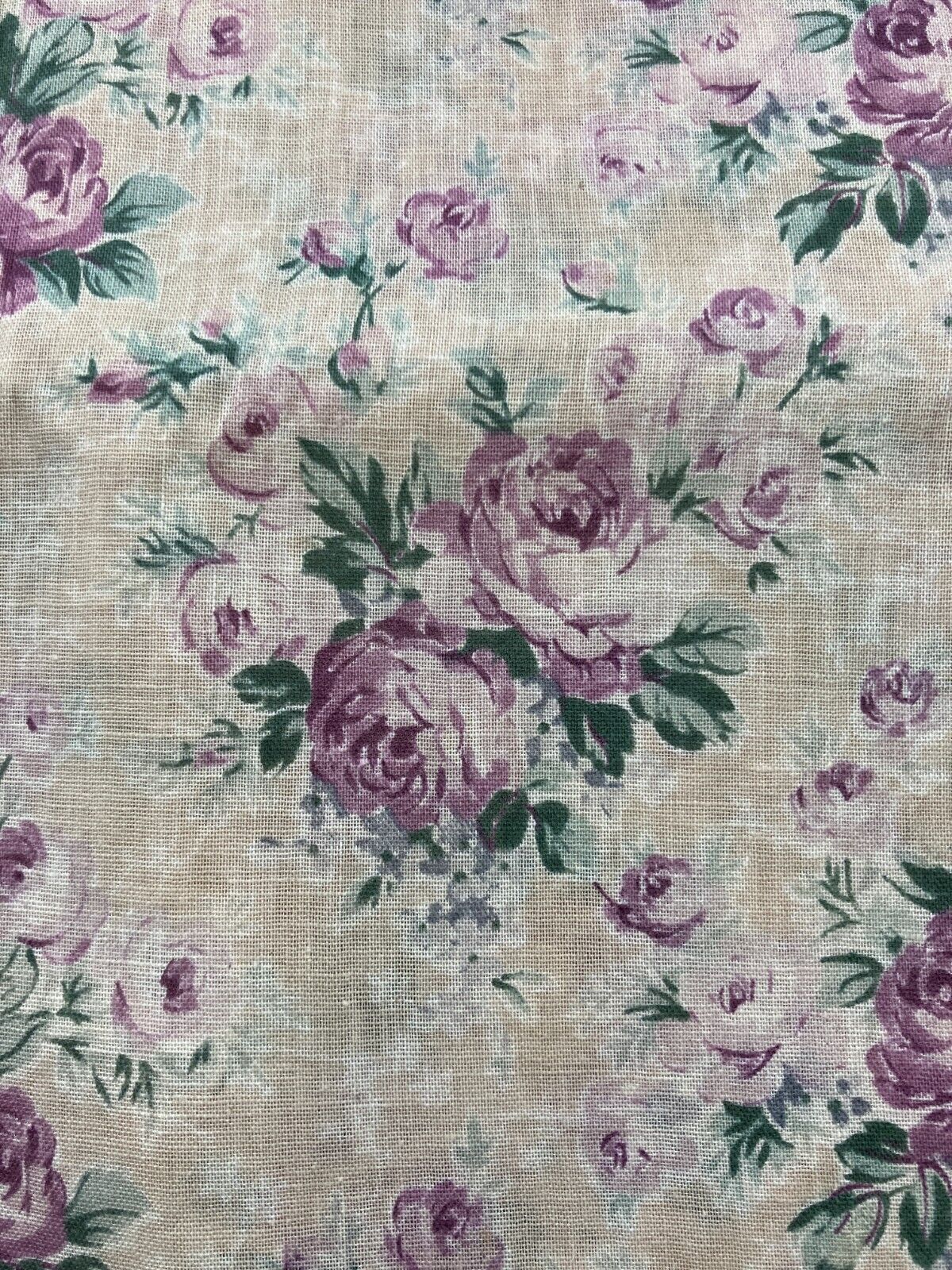 Antique Vintage Fabric ~ 34\