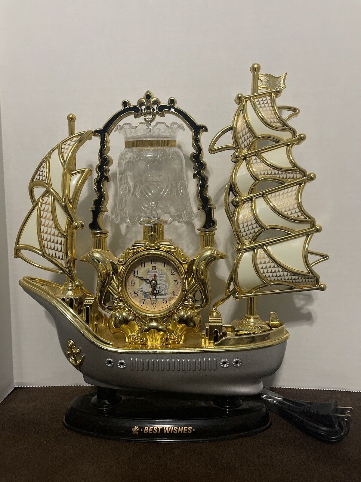 Funky Tradition Vintage Pirate Ship Table Lamp 