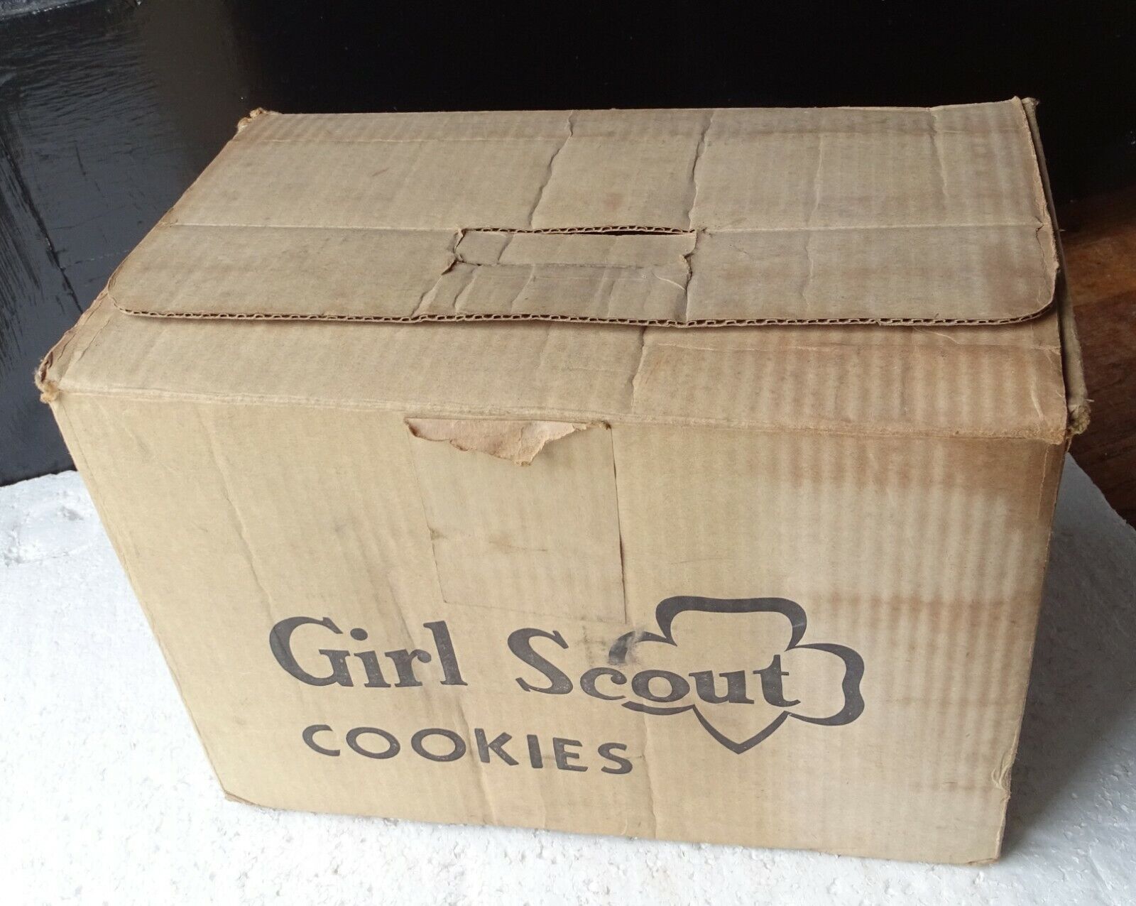 circa 1959 Girl Scout Vanilla Cookies Case Box