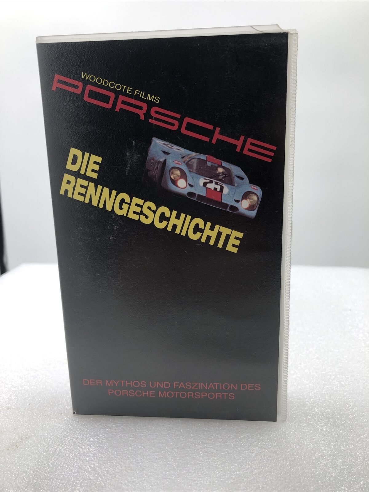 Porsche Vhs Tape Motor Sports Die Renngeschichte  1996 80 Minutes