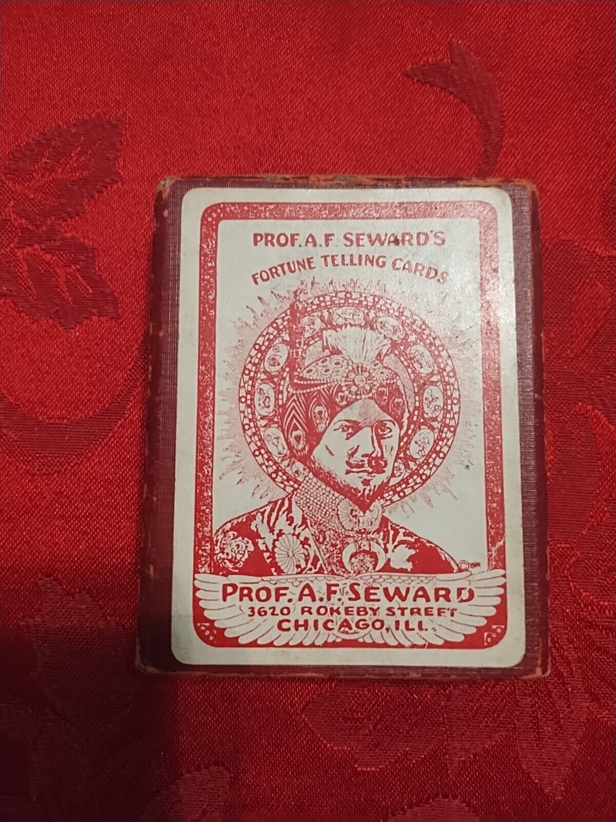 VINTAGE ANTIQUE RARE PROF A. F. SEWARDS FORTUNE TELLING CARDS 1930\'S (READ)