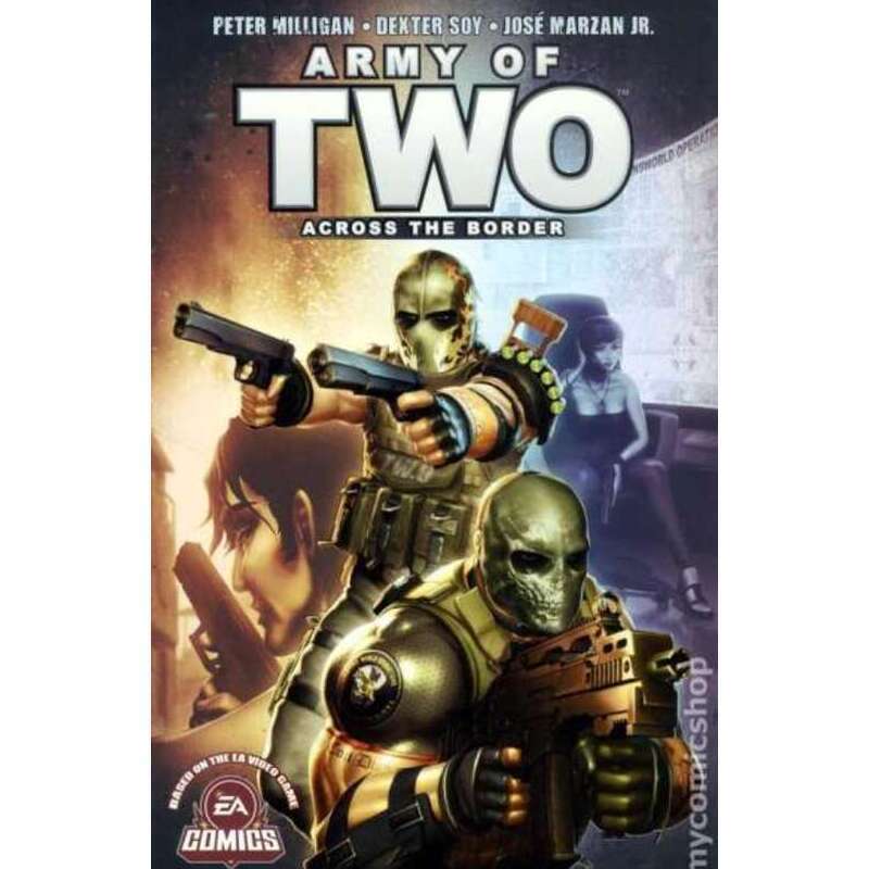 Army of Two Across the Border TPB #1 in Near Mint condition. IDW comics [d'