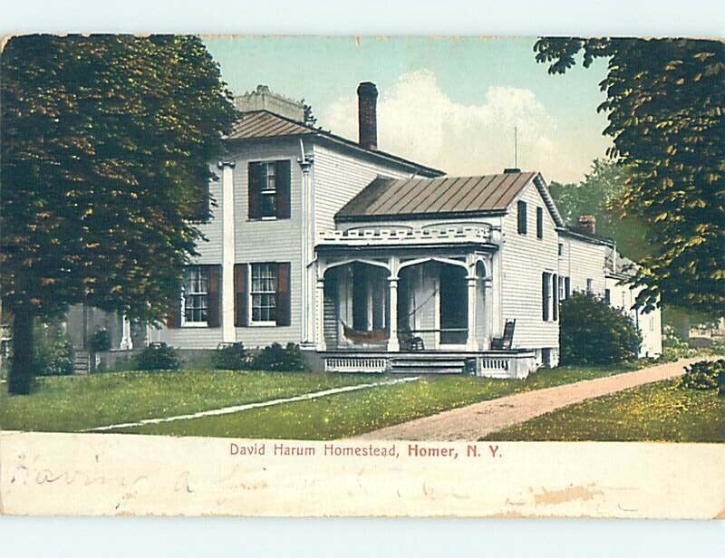 Pre-1907 HISTORICAL HOME Homer - Near Cortland New York NY : clearance A2996