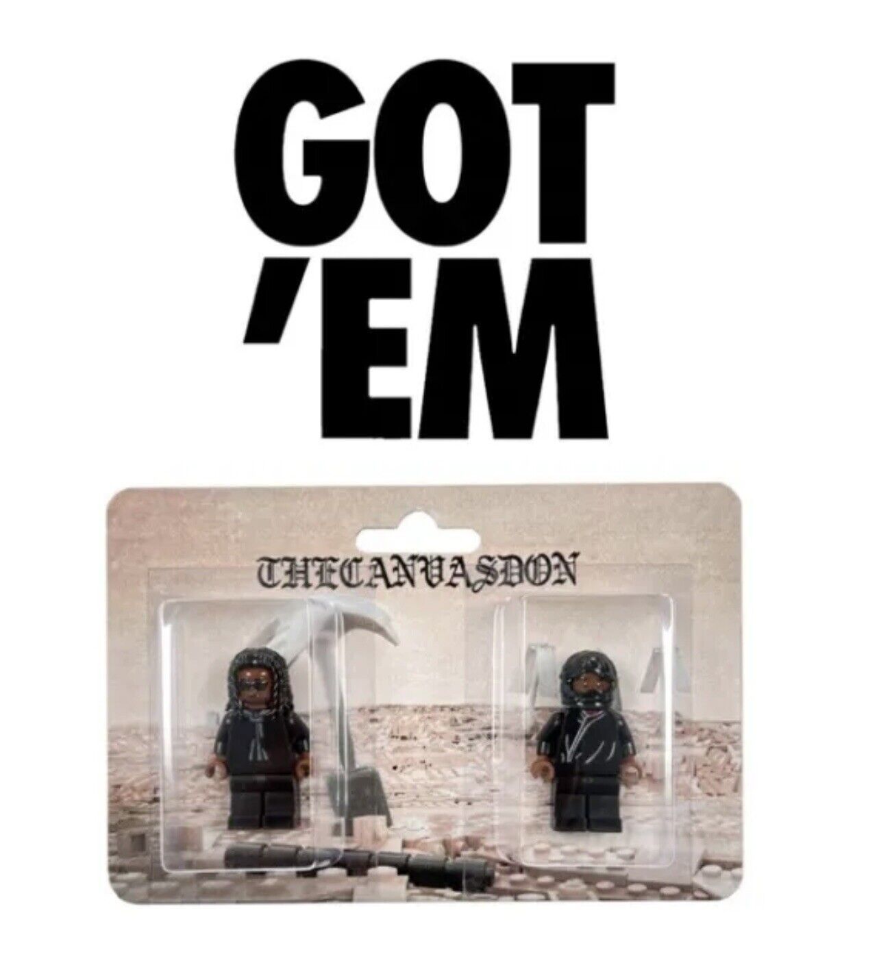 Canvas Don Vultures Kanye Figure SOLD OUT LIMITED