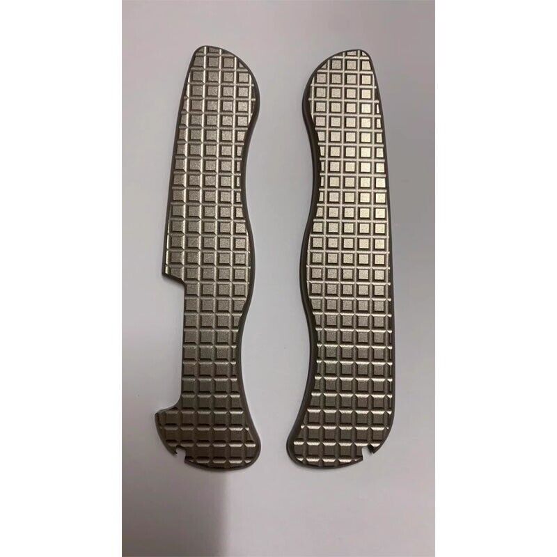 1 Pair Titanium Alloy  Handle Scales for 111 mm Victorinox Swiss Army Knife