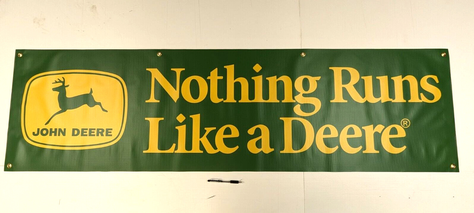 NEW John Deere \'71 Vintage Style Banner Dealer Promo Sign Ad Variant 3