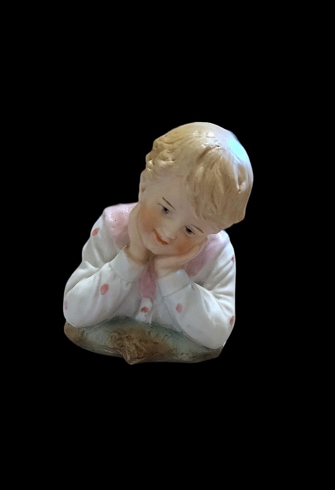 Vintage Gebruder Heubach Bisque Porcelain Boy Figurine #38