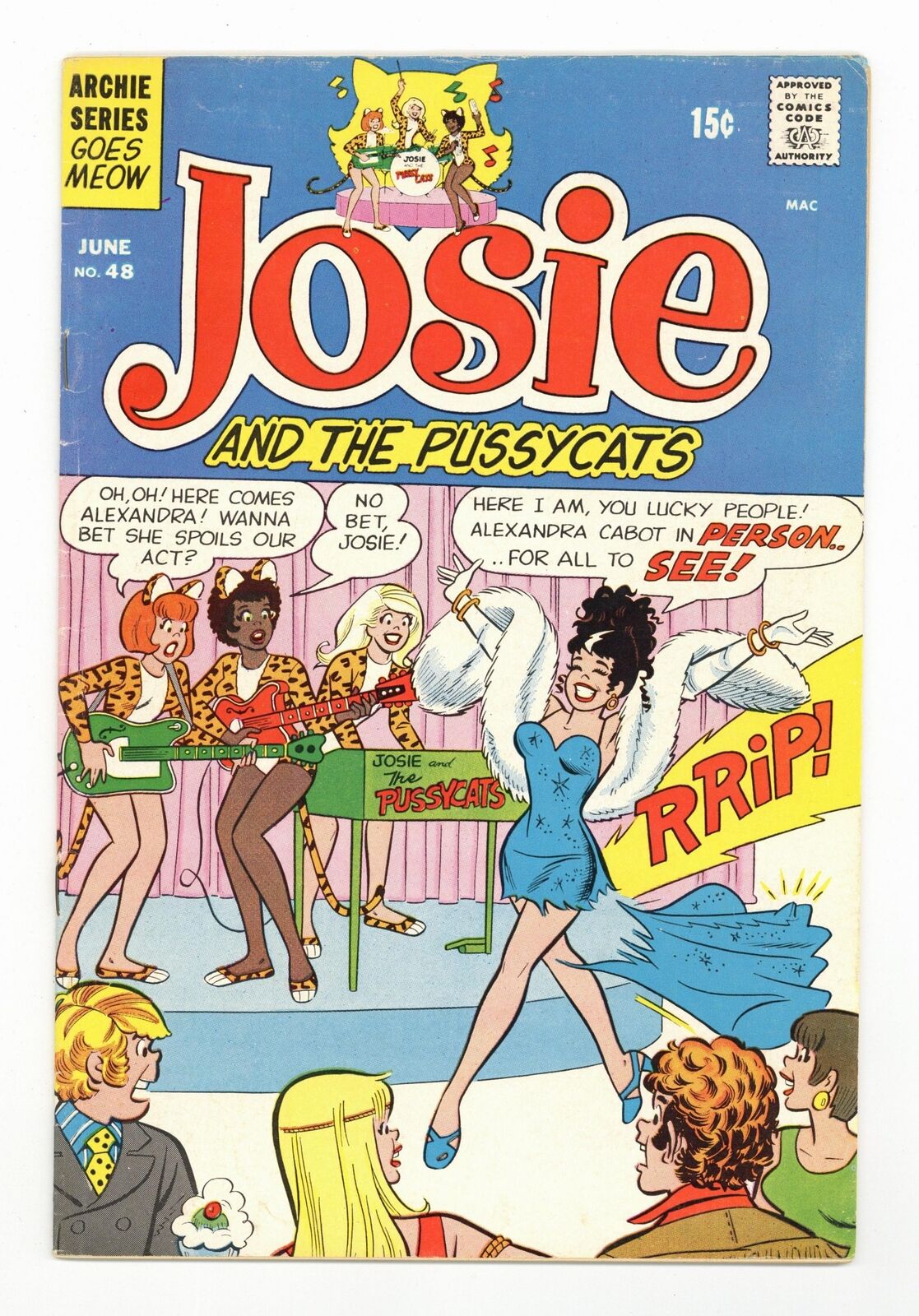 Josie and the Pussycats #48 VG/FN 5.0 1970