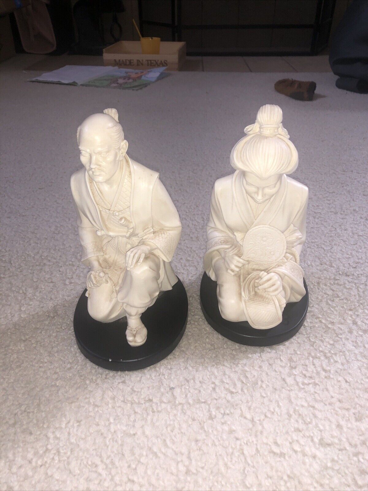 VINTAGE BEAUTIFUL JAPANESE FIGURINES MAN & WOMAN from Italy