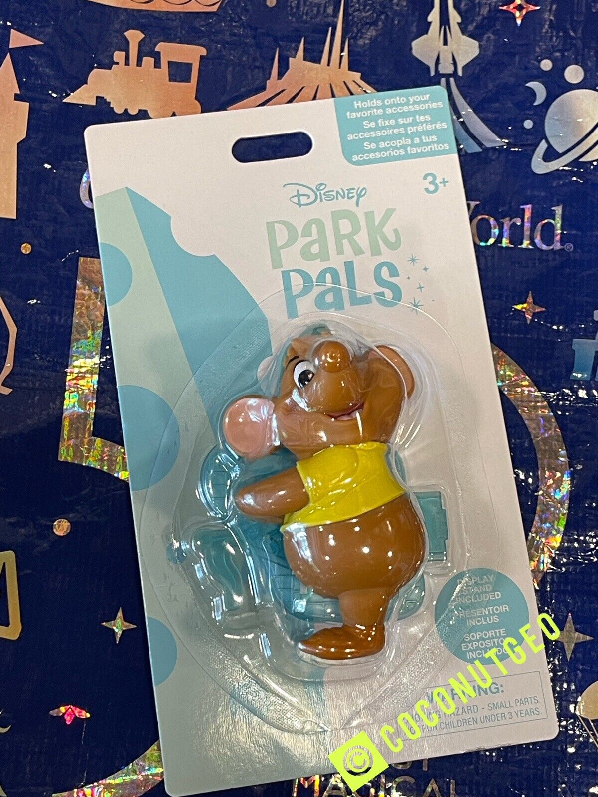 Disney Parks Exclusive Park Pals Cinderella's GUS Accessory Figure Clip New 2023