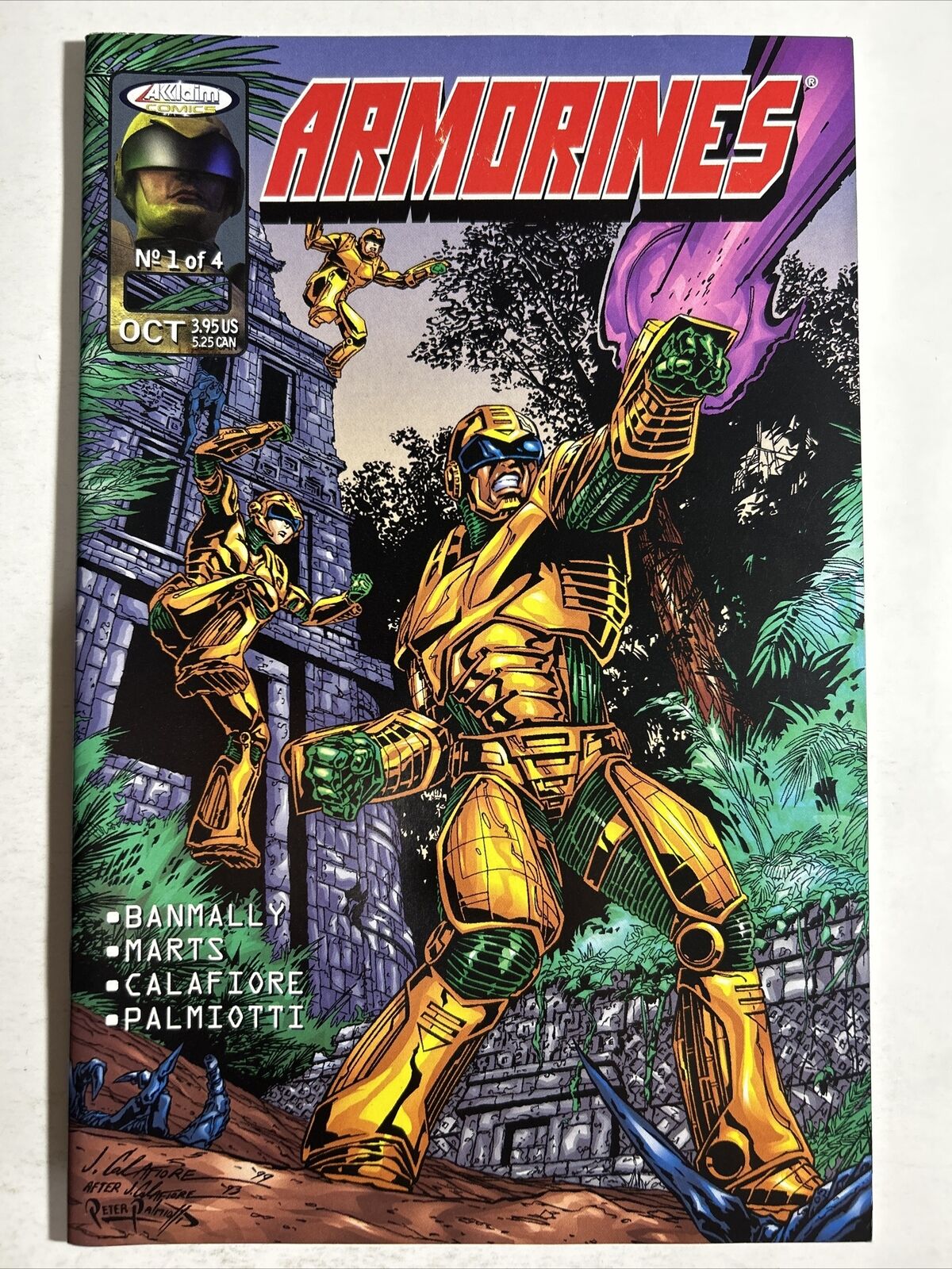 Armorines 1 - Acclaim Comics Low Print X-O Manowar Rai Solar Magnus Shadowman