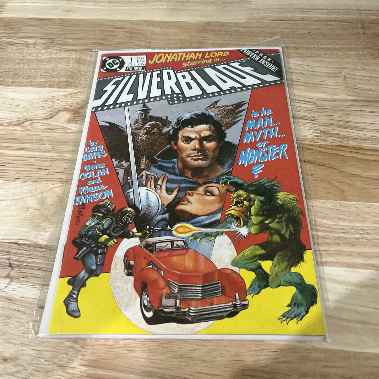 Silverblade #1 Dc Comics 1987 Gene Colan Klaus Janson Art High Grade A56