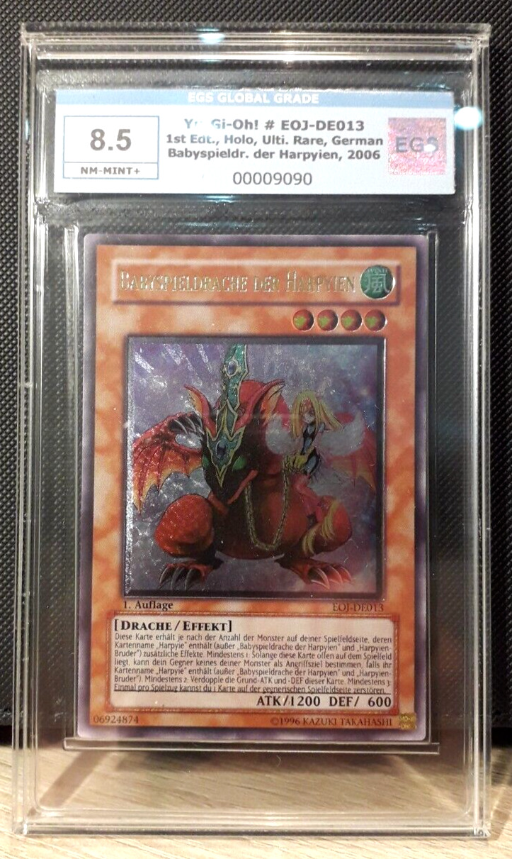 Yu-Gi-Oh Baby Play Dragon of the Harpies, EOJ-DE013, Ultimate, 1st Edition, NM-M