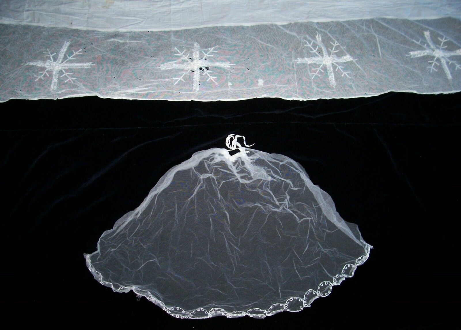Antique beautiful lace - HANDWORK - ALTAR FRONTAL - PULPIT PARAPET - Dress.