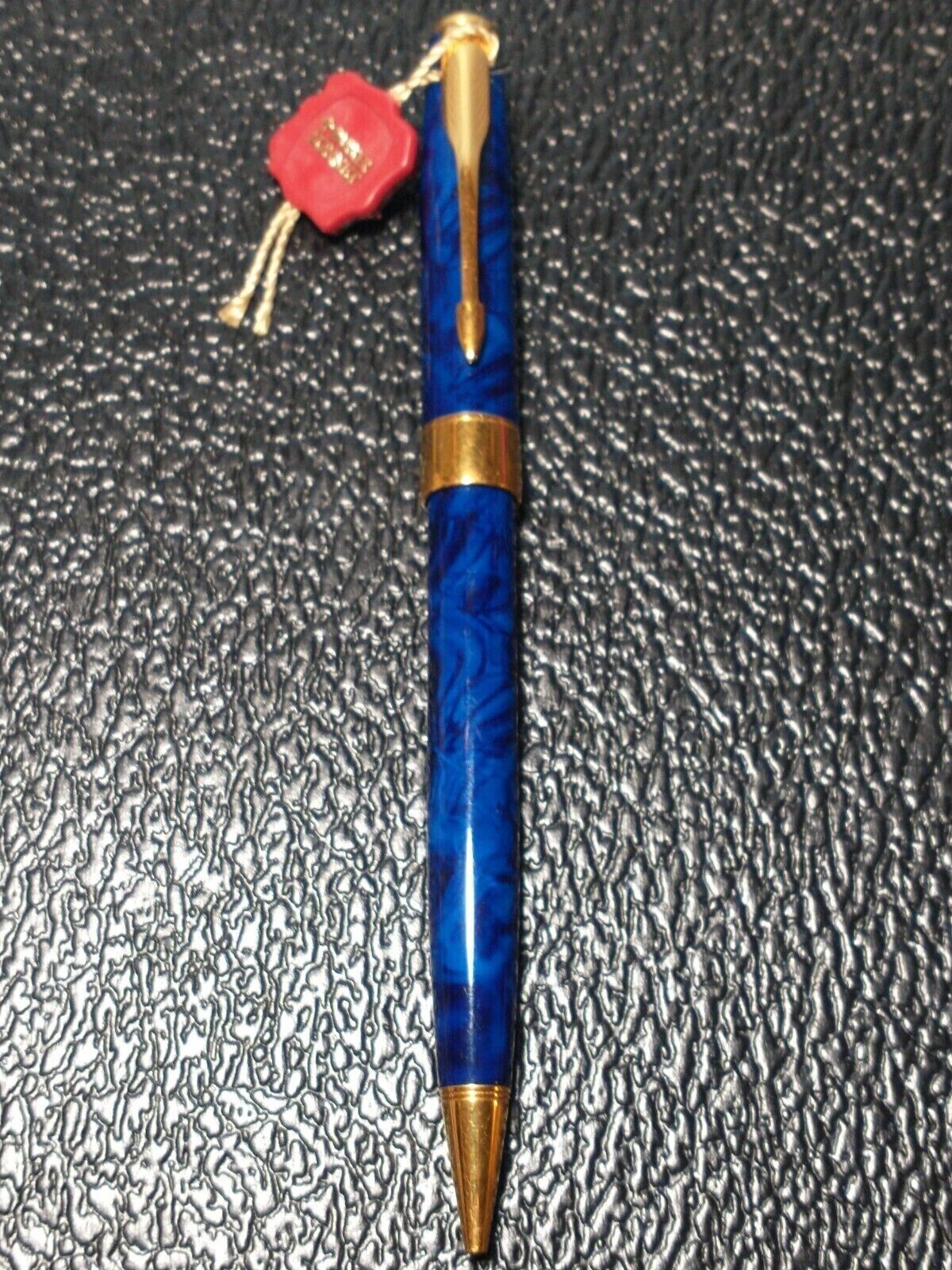 Parker Premier  Blue Lacquer  & Gold  0.5mm   Pencil New In Box