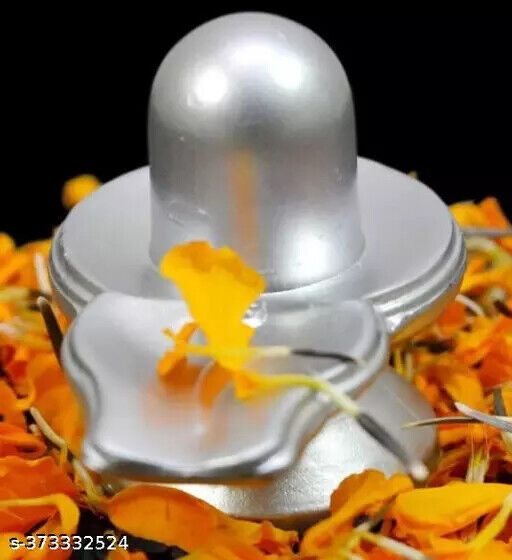 Beautiful Mercury Crafted Gray Parad Shivling AAA+ Quality for Home & Pooja