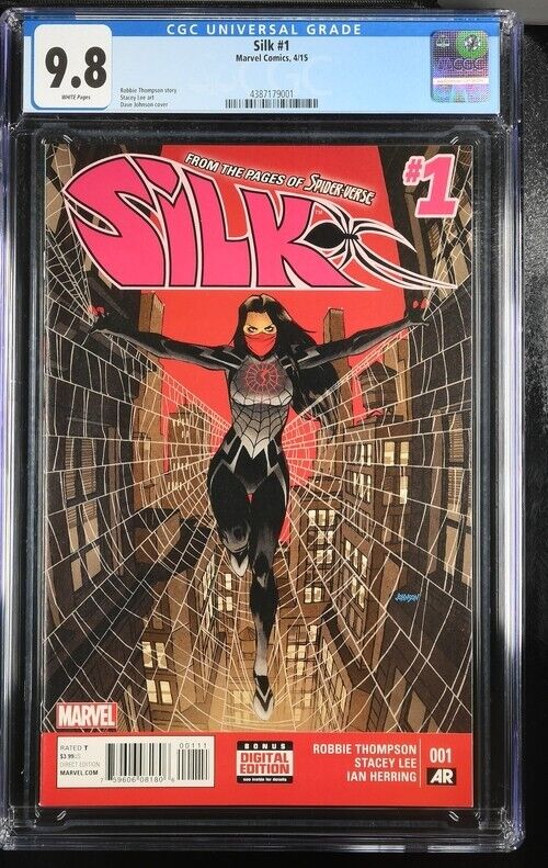 Silk #1 CGC 9.8 NM/M 1st Solo Series for Cindy Moon WP 2015