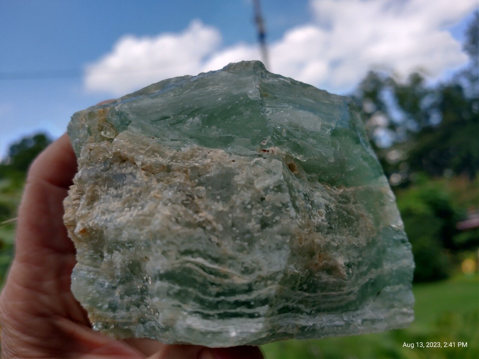 Transformation High Vibration Abundance Andara Crystal 455 gram