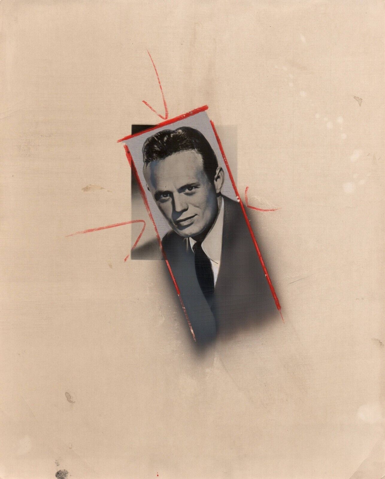 Richard Widmark (1952) 🎬⭐ Original Vintage Handsome Portrait Photo K 483