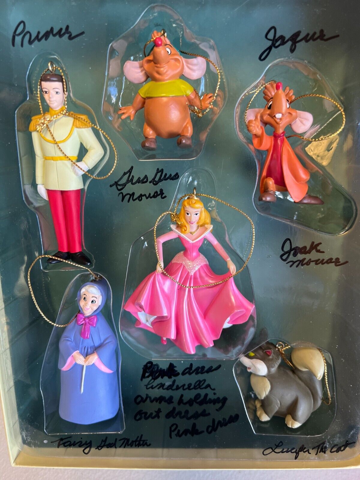 Cinderella - Disney's Storybook Christmas Collection - 6 Ornament Set