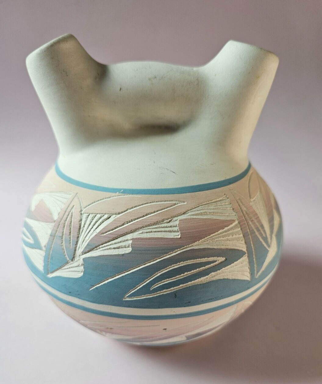 Navajo Native American Pot Wedding Vase by Sall Dine 6.5\