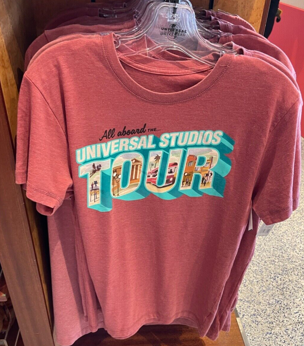 Universal Studios Hollywood All Aboad Universal Studios Tour Adult T-shirt XL