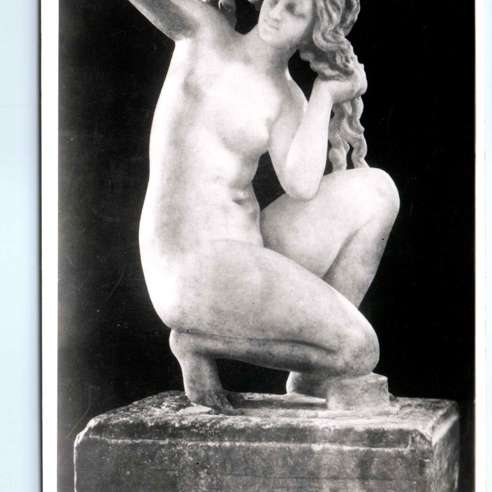 c1940s Rhodes Greece Venus Marble RPPC 100BC Ancient Statue Monument Photo A150