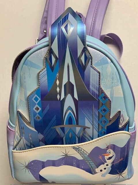 Loungefly Disney Parks Frozen Castle Series Mini Backpack Elsa Olaf Sven Ana NWT