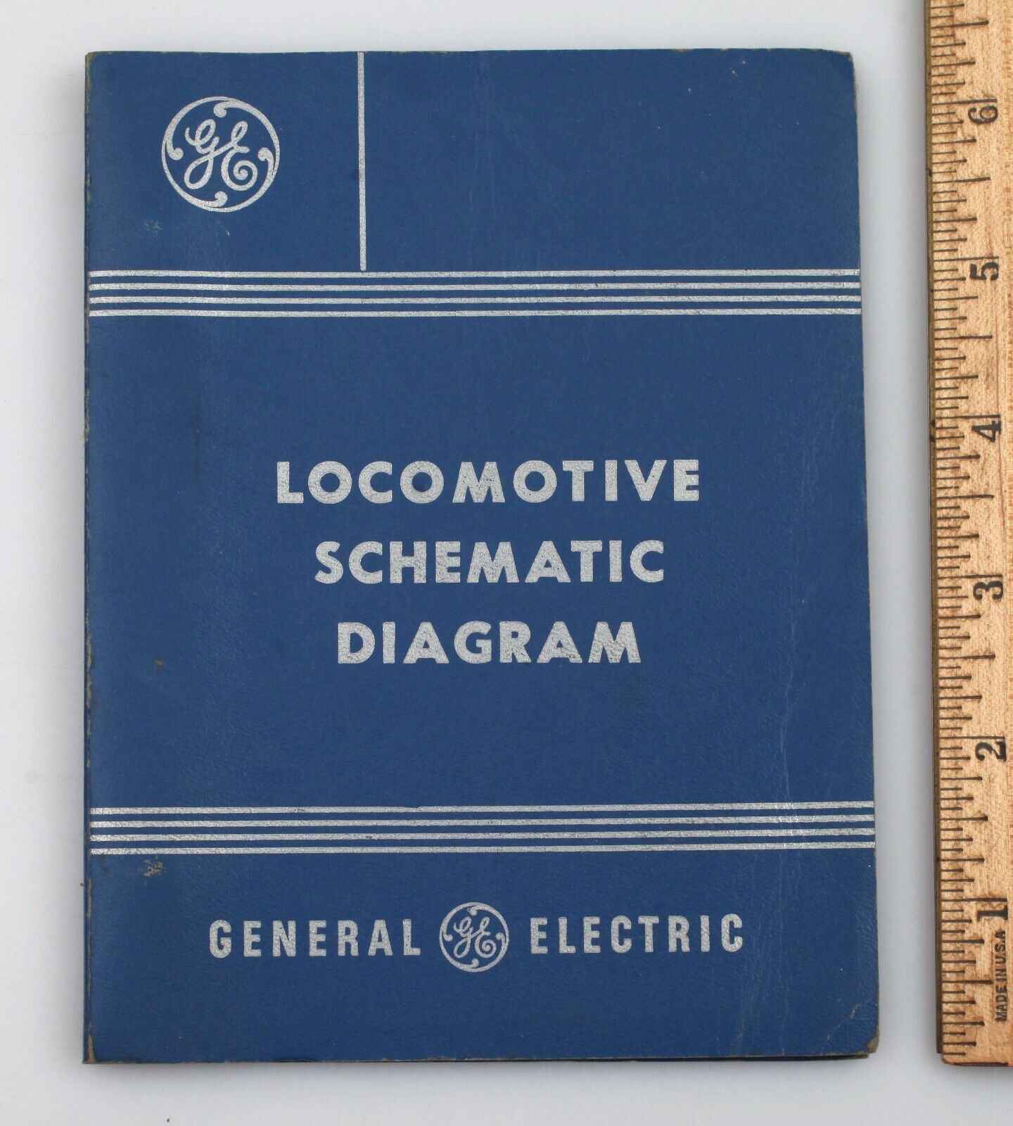 Vintage 1962 GE General Electric Locomotive Schematic Diagram