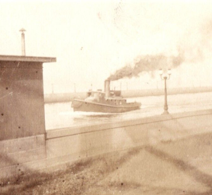 Ship Boat Original Found Photo Vintage Photograph