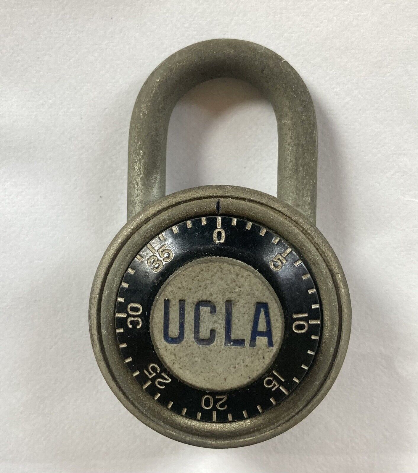 Vintage UCLA Combination Padlock Has Combination Working National Lock Co.