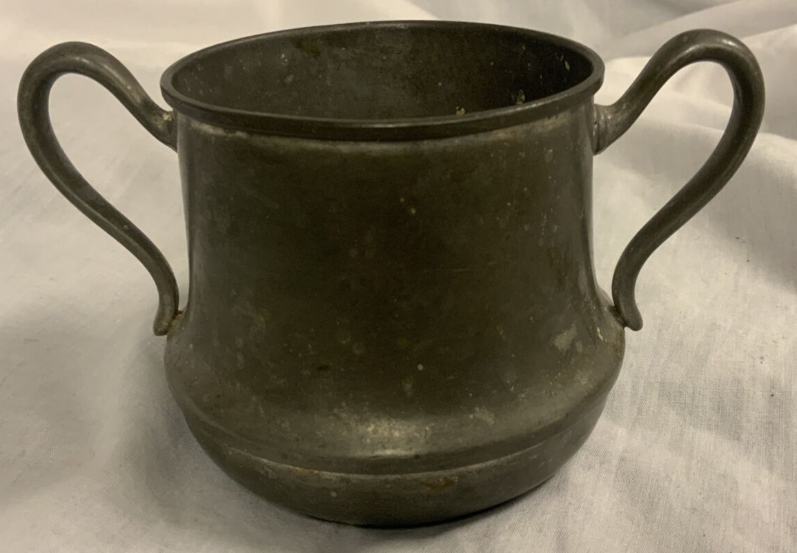 Vintage Royal Pewter Co Pewter Sugar Bowl